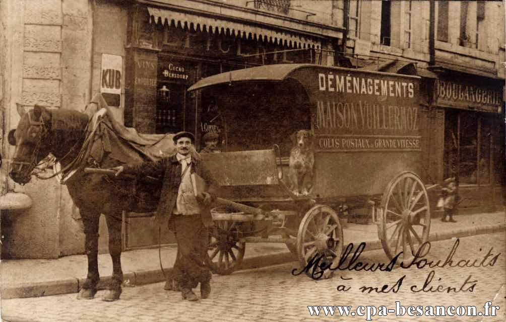 Besançon - Rue Ronchaux - Maison Vuillermoz - déménagements